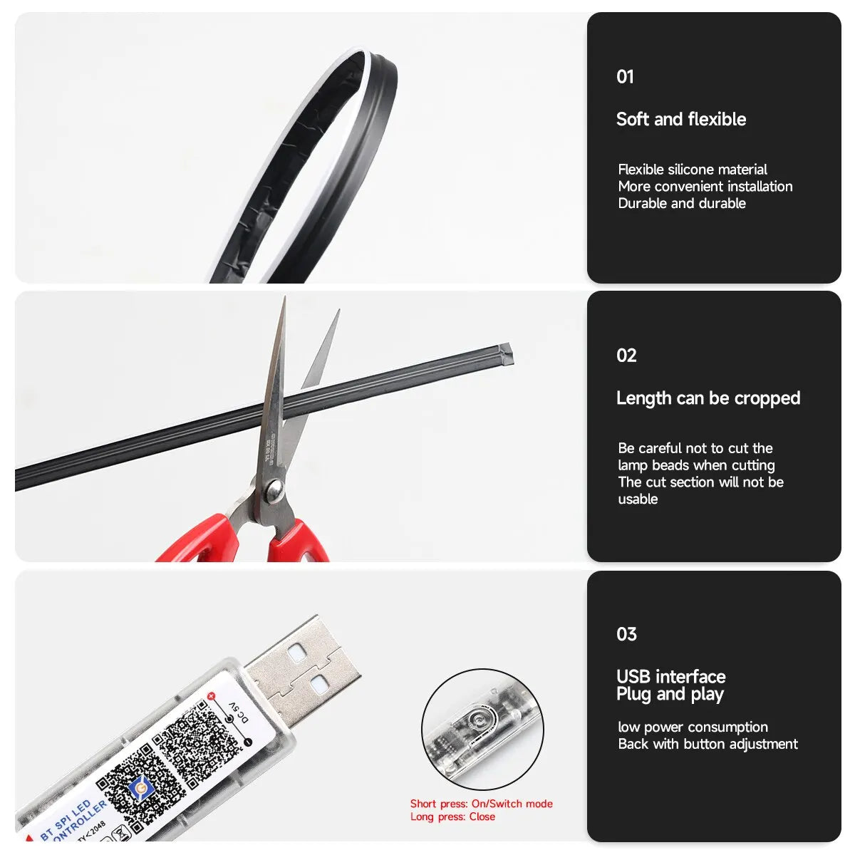 Colorful Car Interior Light Kit