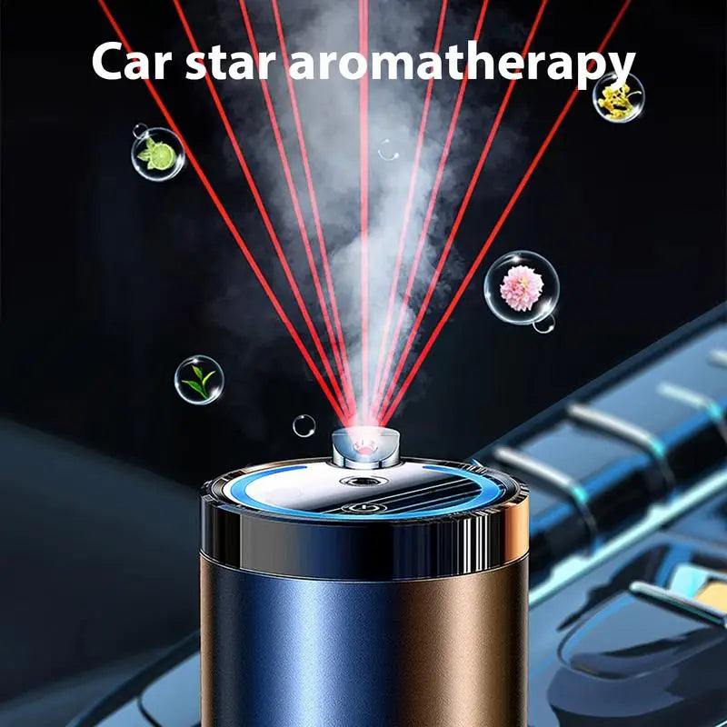 Car Diffuser Air Freshener 50Ml Car Car Air Diffuser Starry Light Interior Decoration 3 Gear Adjustment Smart Car Diffuser For