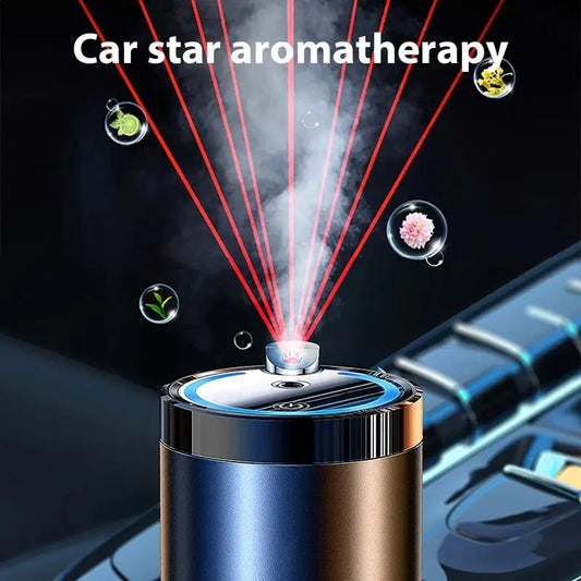 Car Diffuser Air Freshener 50Ml Car Car Air Diffuser Starry Light Interior Decoration 3 Gear Adjustment Smart Car Diffuser For